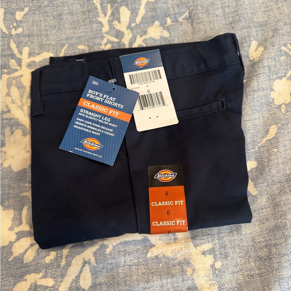 Dickies Classic Fit Boys' Dark Blue Shorts